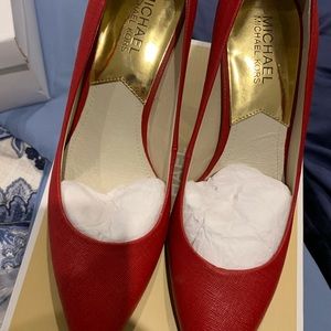 Red Michael Kors pump